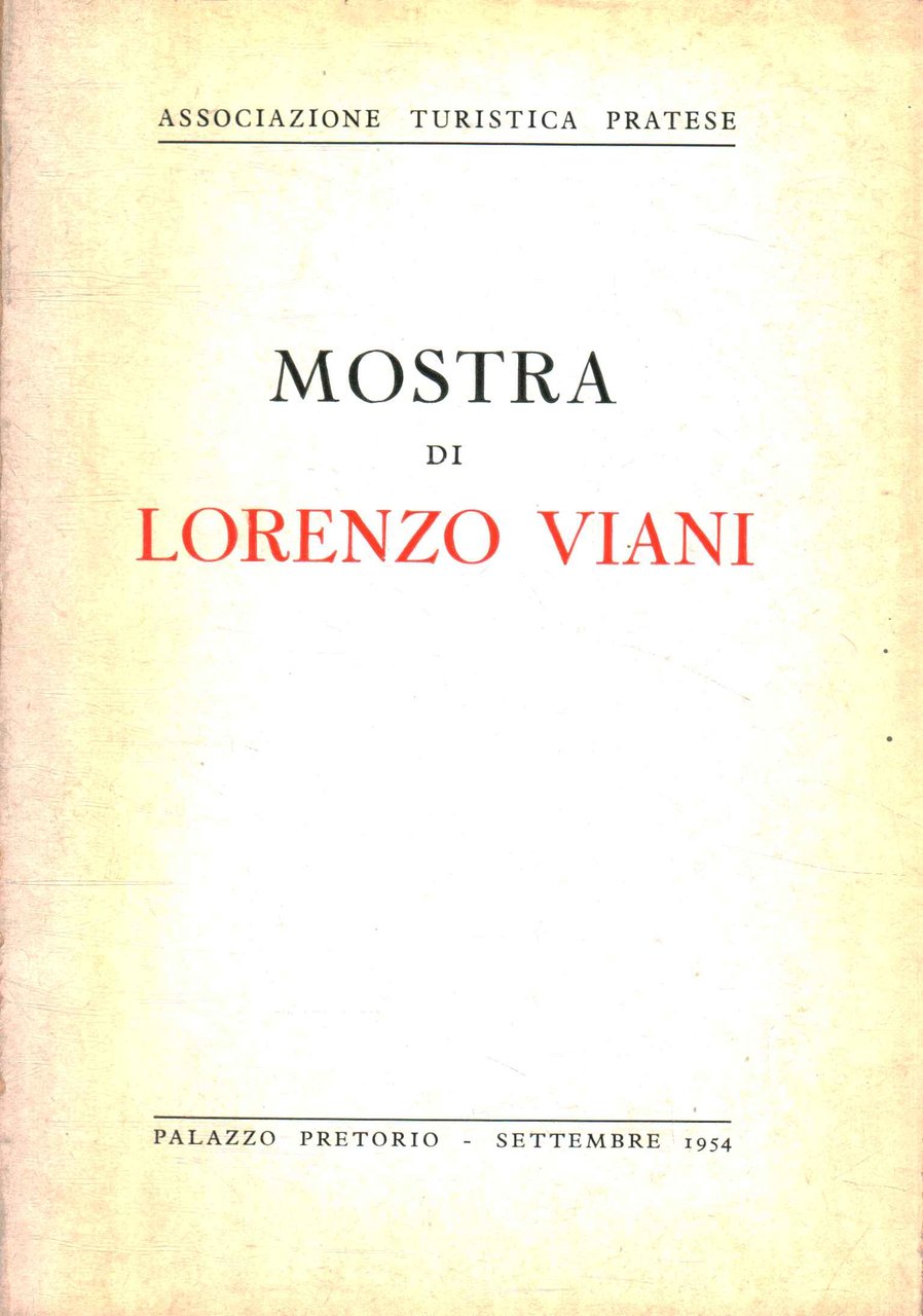 Mostra di Lorenzo Viani