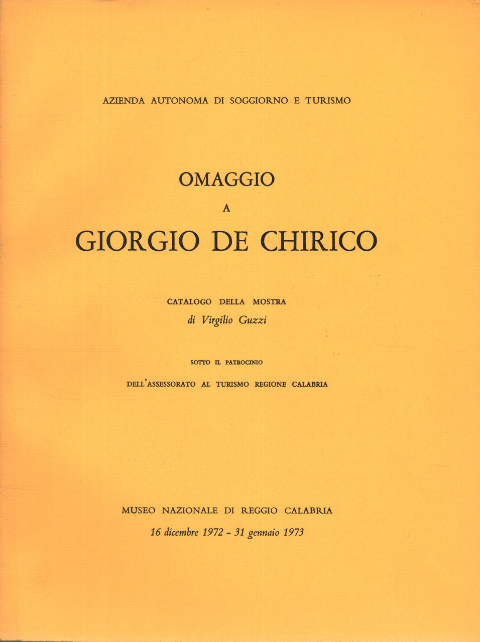 Omaggio a Giorgio De Chirico