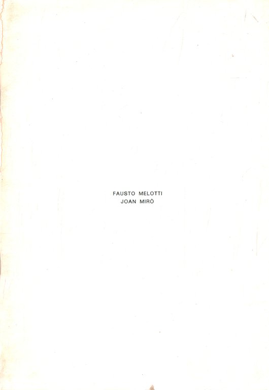 Opere di Fausto Melotti, Joan Mirò | Immagine Gallery 2
