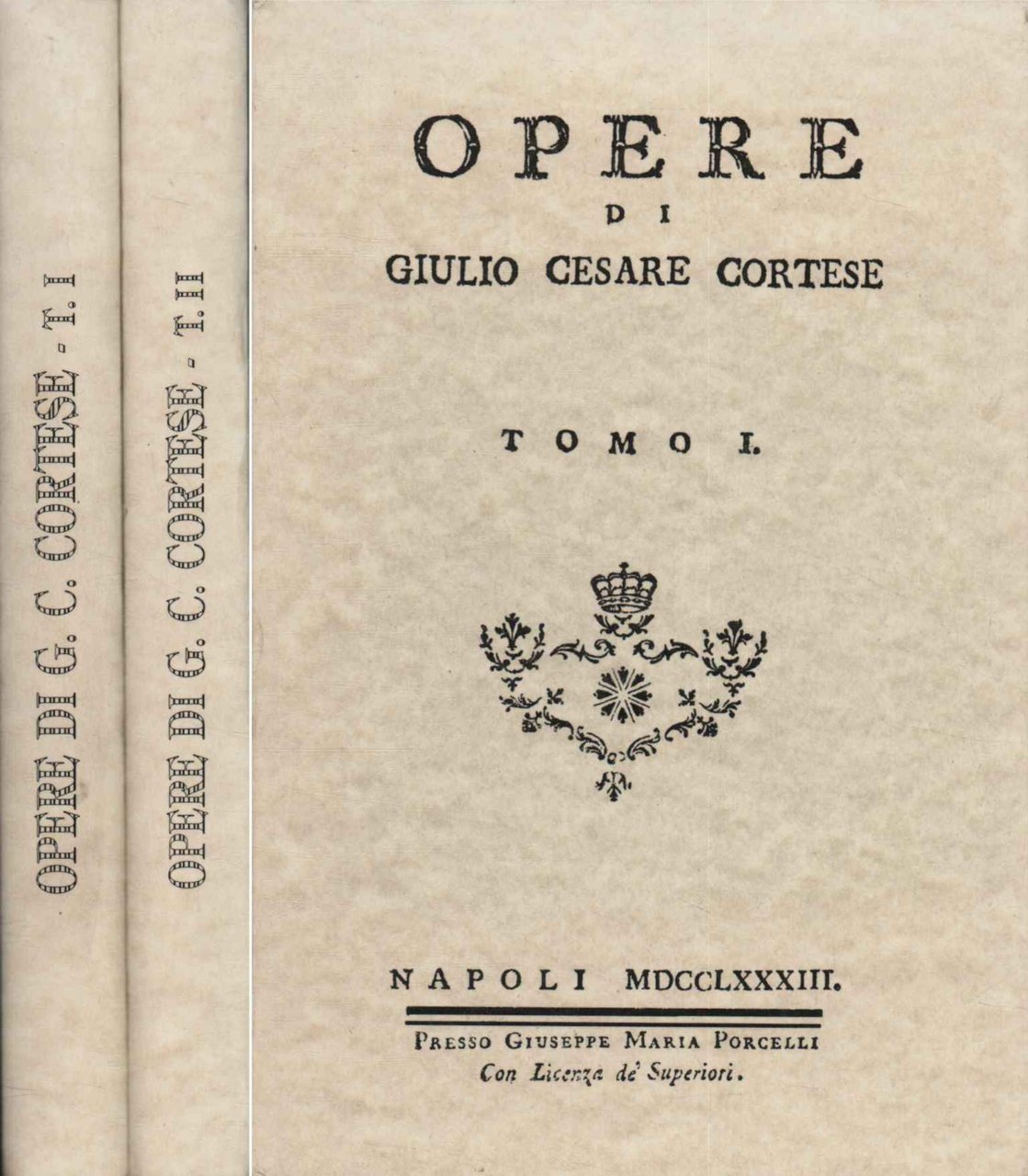 Opere di Giulio Cesare Cortese (2 Volumi)