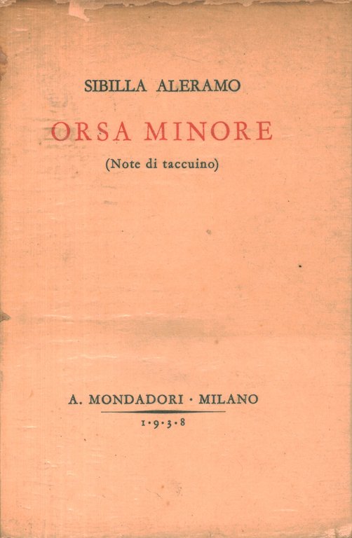 Orsa minore (Note di taccuino)