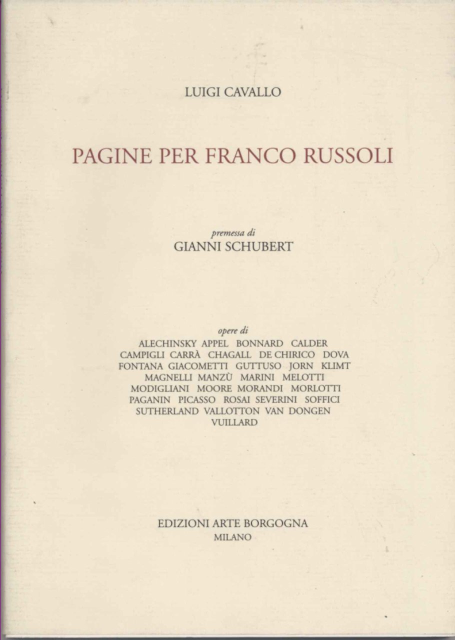 Pagine per Franco Russoli