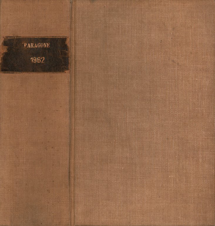 Paragone Rivista mensile di arte figurativa e letteratura. Letteratura Anno …