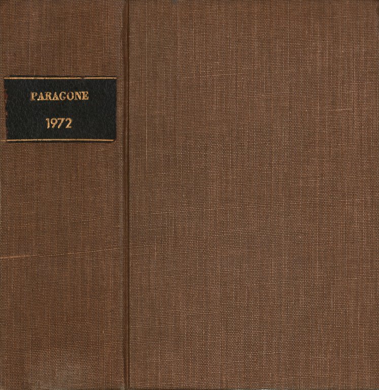 Paragone Rivista mensile di arte figurativa e letteratura. Letteratura Anno …
