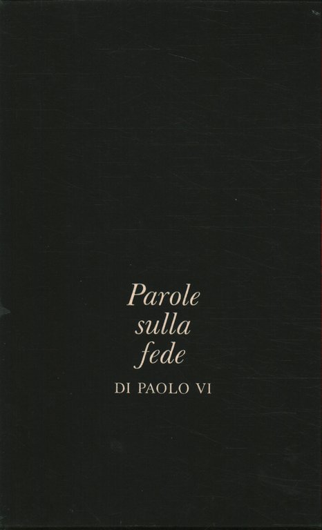 Parole sulla fede