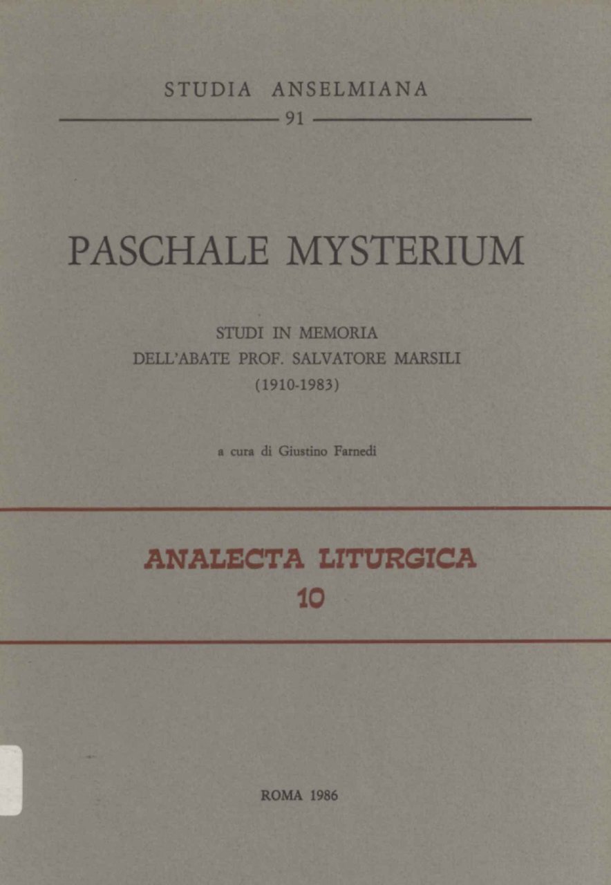 Paschale mysterium | Immagine principale