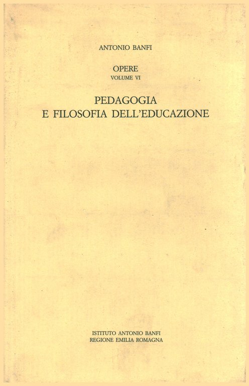 Pedagogia e filosofia dell'educazione