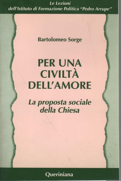 Per una civiltà dell'amore