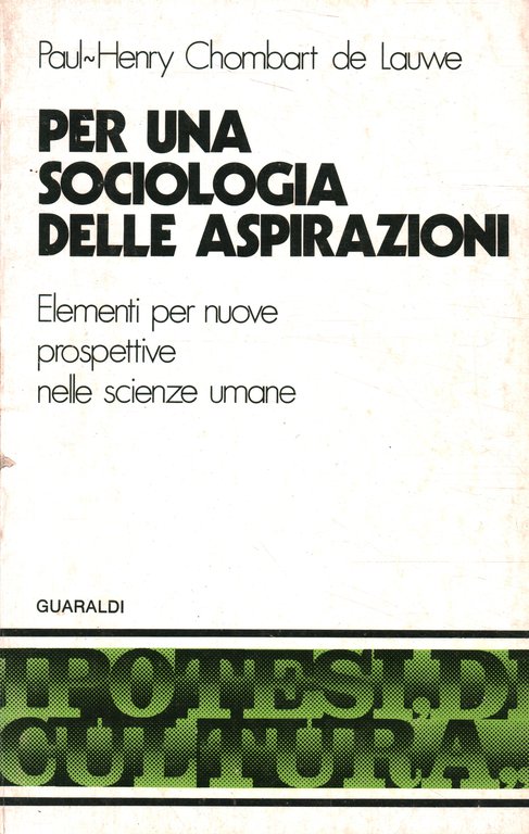 Per una sociologia delle aspirazioni