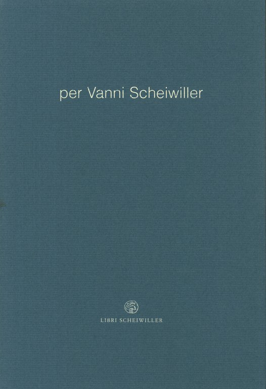 Per Vanni Scheiwiller
