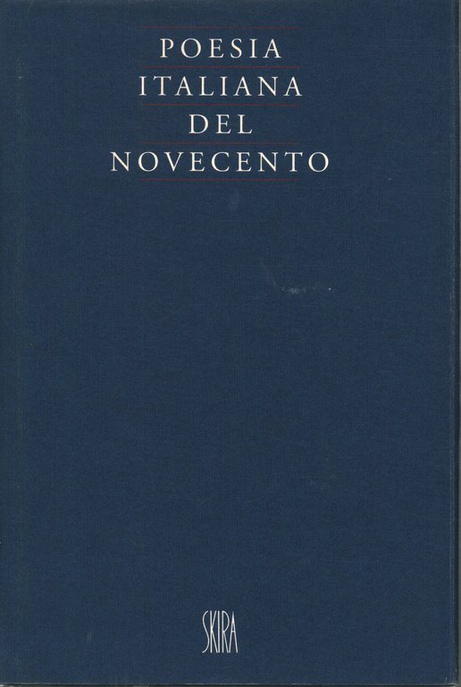 Poesia italiana del Novecento