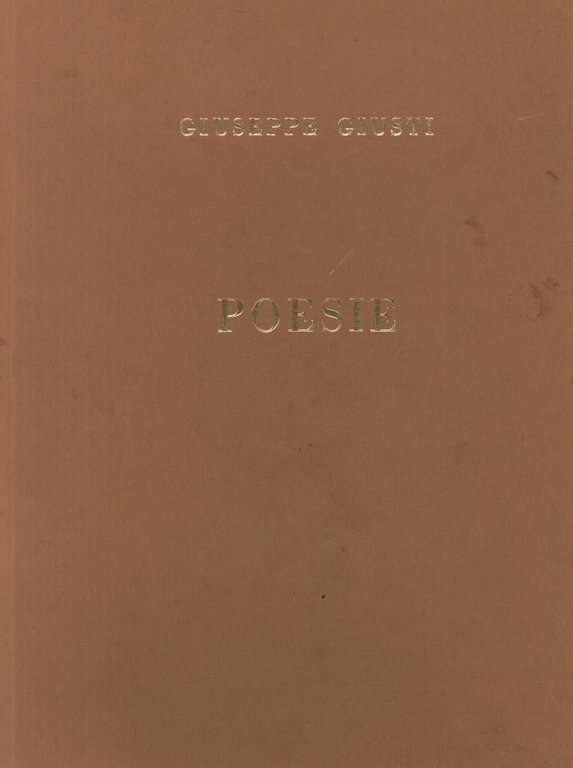 Poesie di Giuseppe Giusti