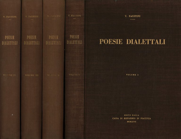 Poesie dialettali (4 Volumi)