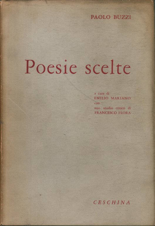 Poesie scelte