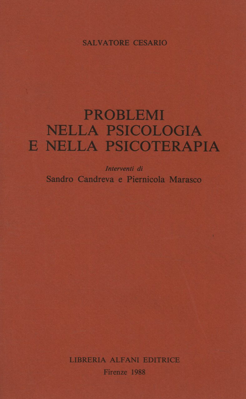 Problemi nella psicologia e nella psicoterapia