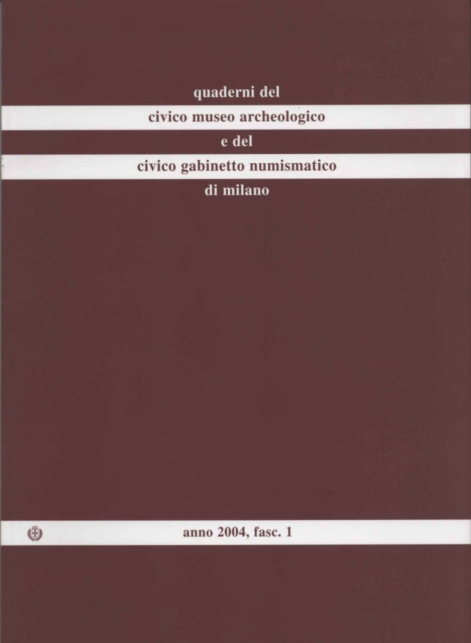 Quaderni del Civico museo archeologico e del Civico gabinetto numismatico … | Immagine principale