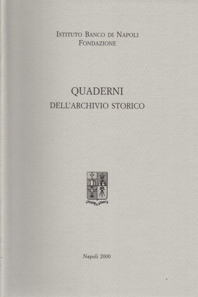 Quaderni dell'archivio storico, 2000