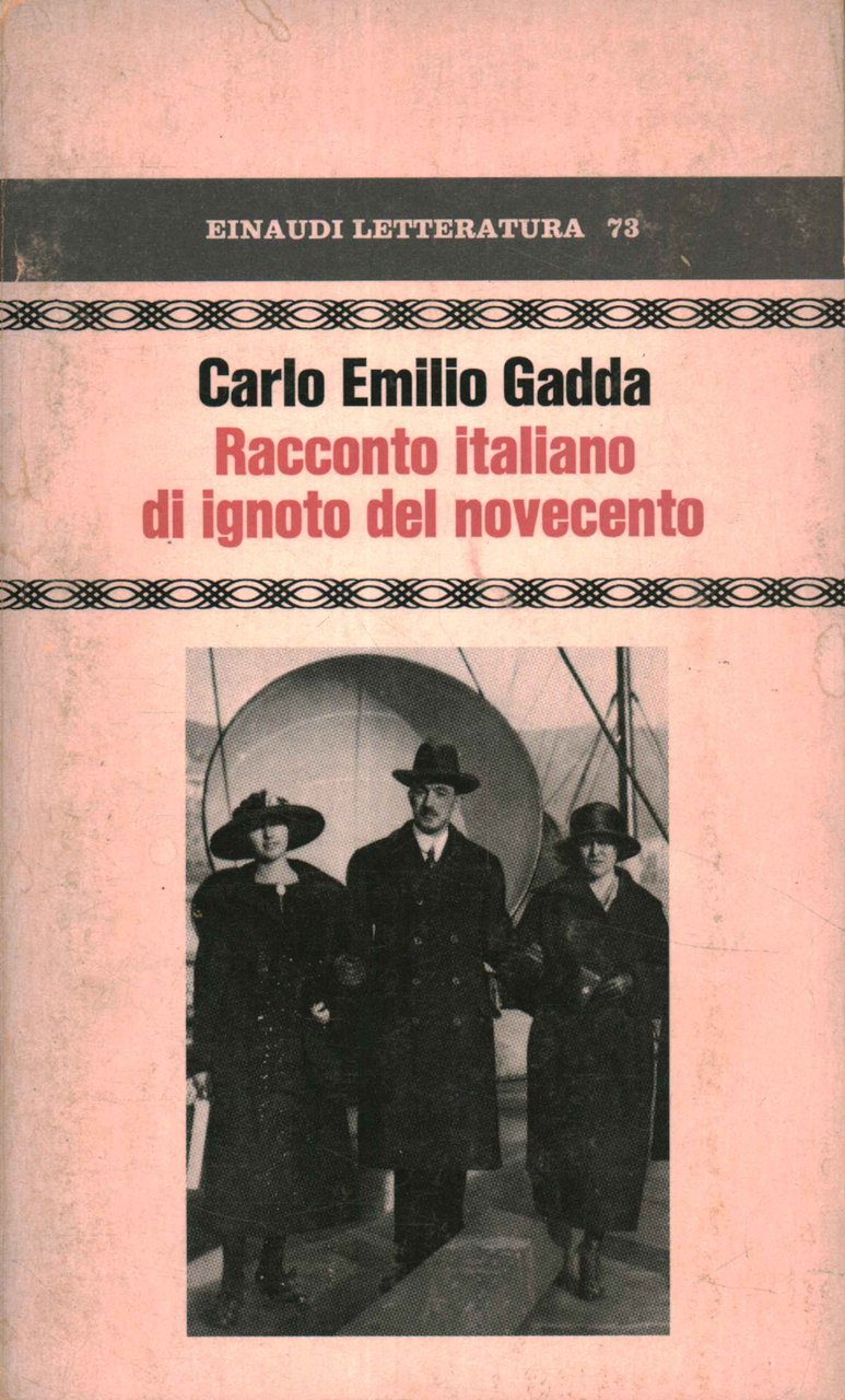 Racconto italiano di ignoto del novecento