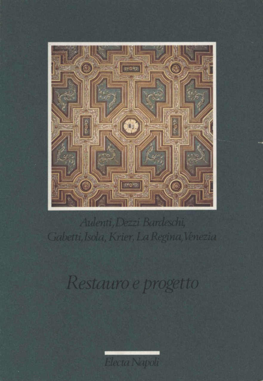 Restauro e progetto