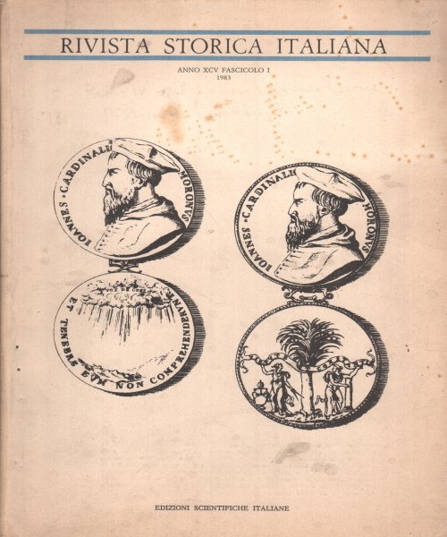 Rivista Storica Italiana, anno XCV, fasc I