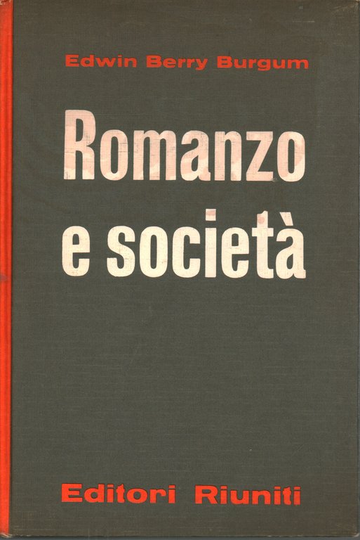 Romanzo e società