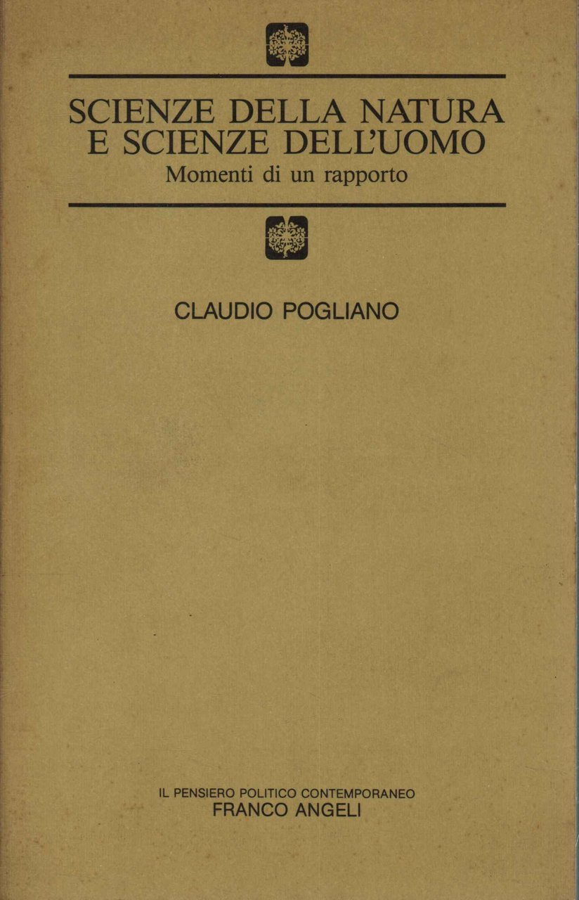 Scienze della natura e scienze dell'uomo