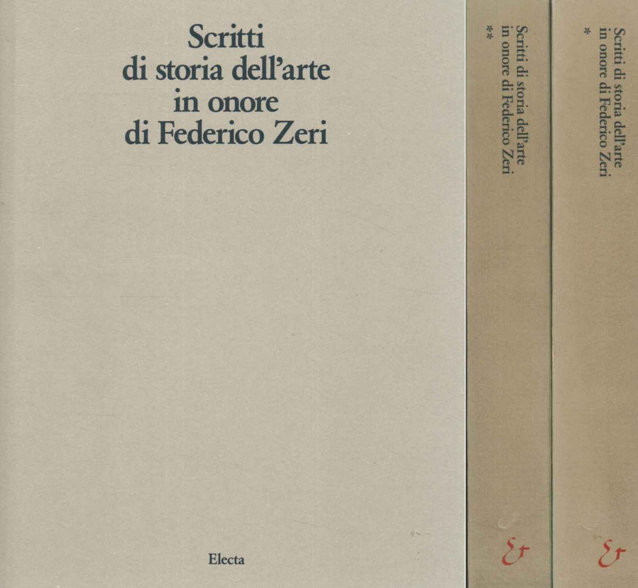 Scritti di storia dell'arte in onore di Federico Zeri (2 …