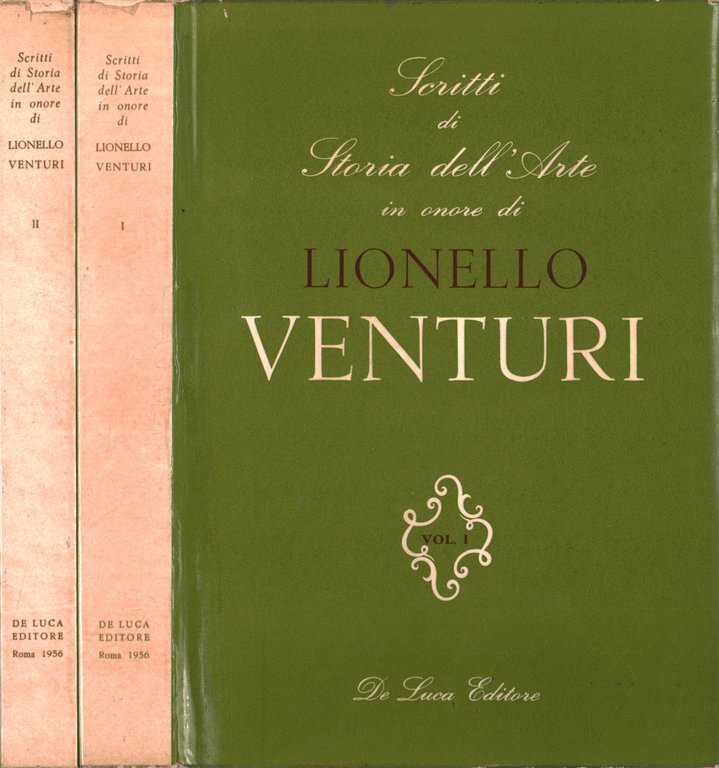 Scritti di storia dell'arte in onore di Lionello Venturi (2 …