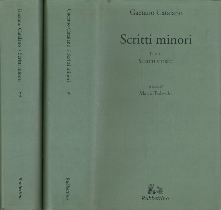 Scritti minori (2 Volumi)