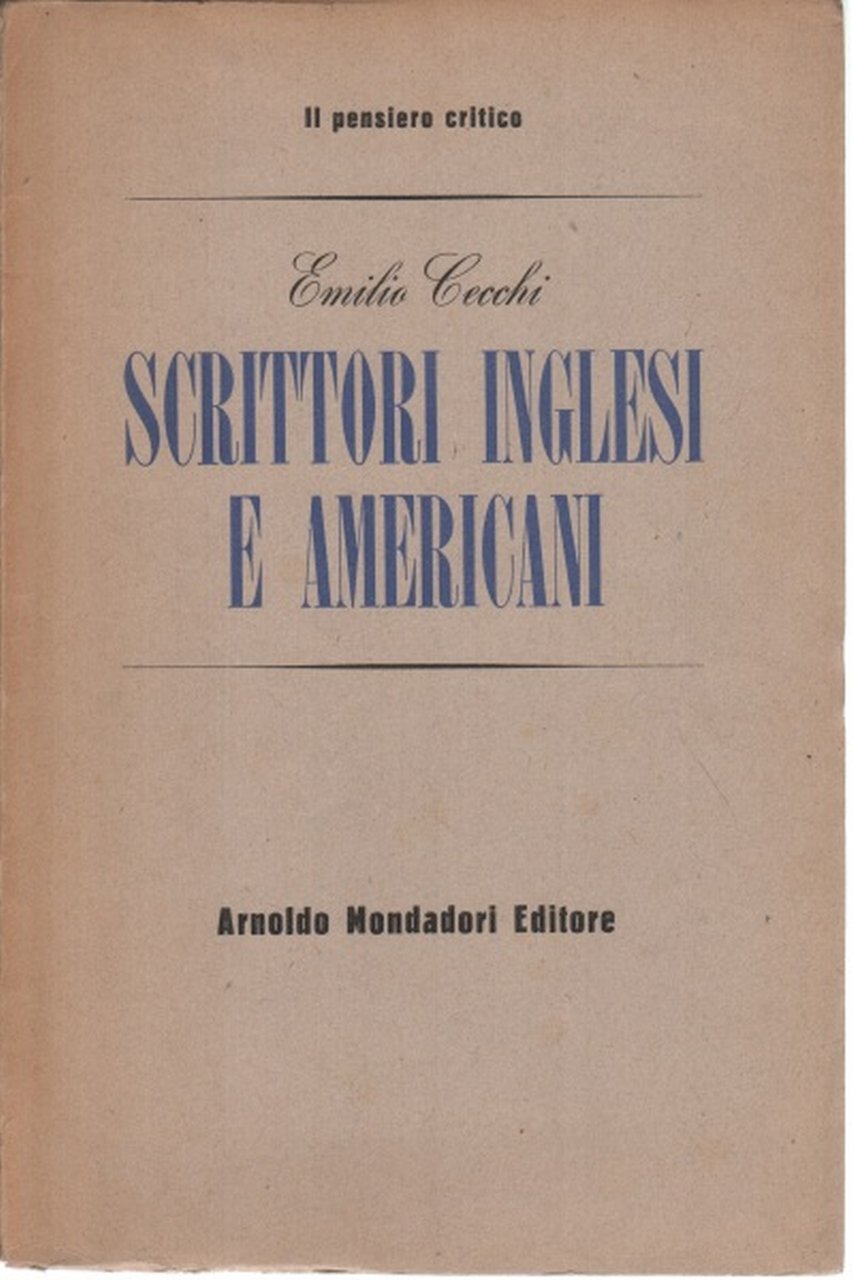 Scrittori inglesi e americani