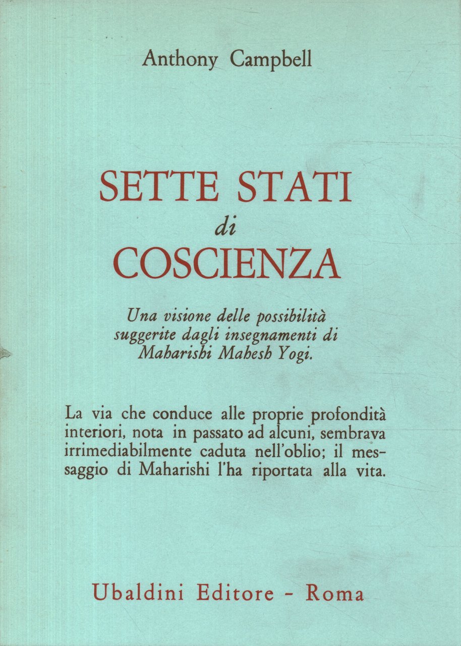 Sette stati di coscienza