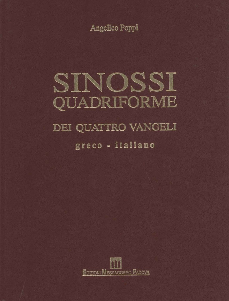Sinossi quadriforme dei quattro vangeli (Volume I - Testo) | Immagine principale