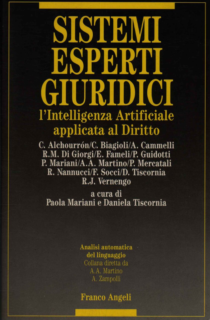 Sistemi esperti giuridici