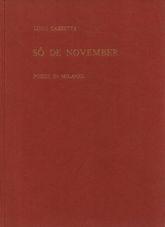 Sô de november. Poesii in Milanes