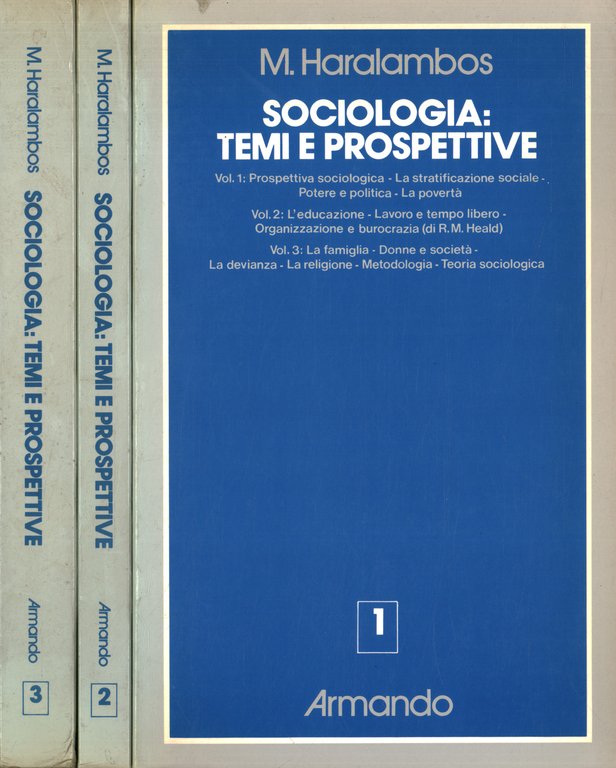 Sociologia: temi e prospettive (3 Volumi)