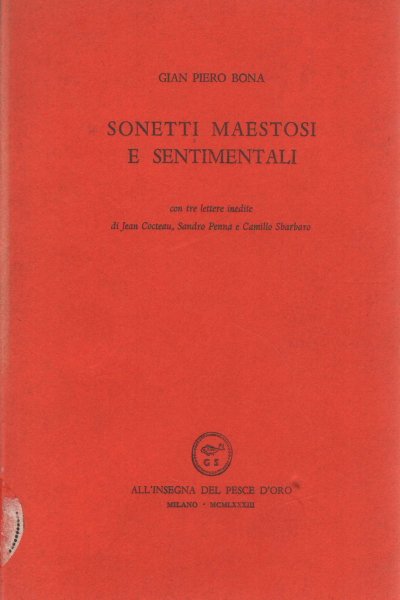 Sonetti maestosi e sentimentali