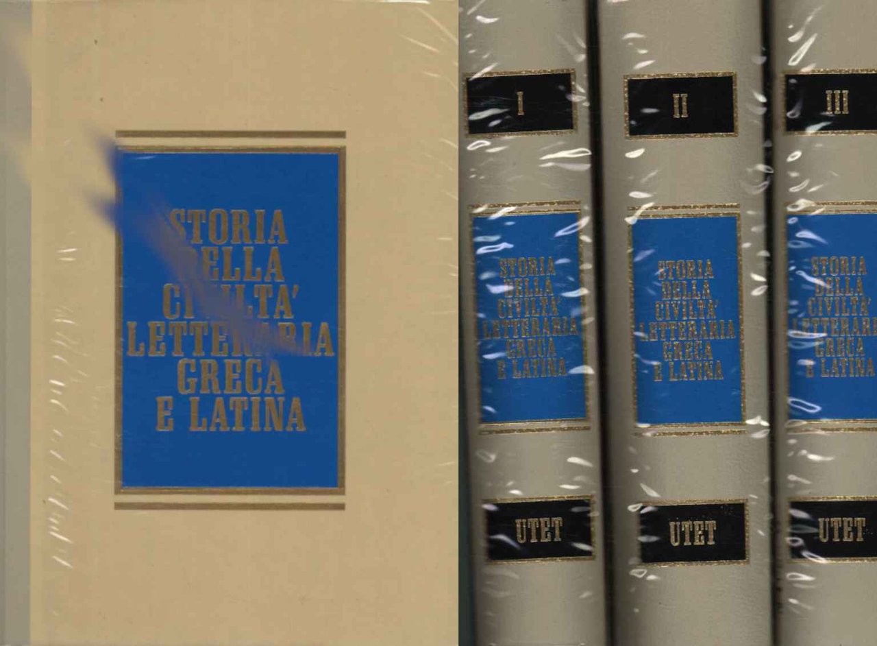 Storia della civiltà letteraria greca e latina (3 Volumi)