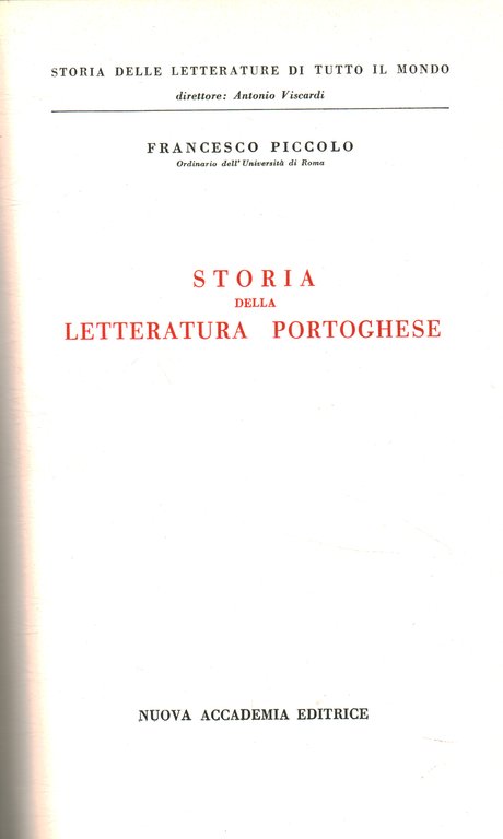 Storia della letteratura portoghese