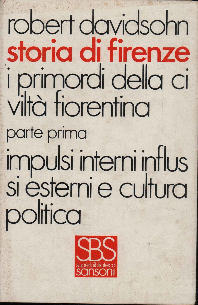 Storia di Firenze IV