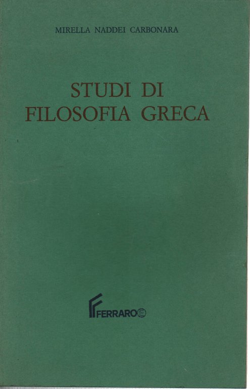 Studi di Filosofia Greca