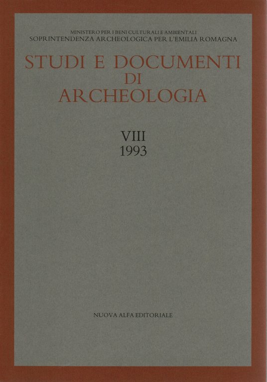 Studi e documenti di archeologia. Vol. VIII (1993)