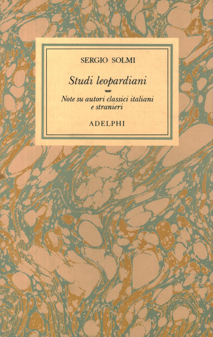 Studi leopardiani