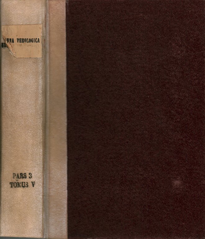 Summa Theologica (Parte terza, tomo 5)