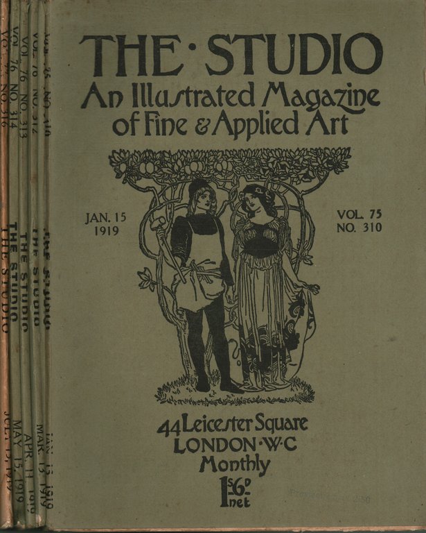 The Studio annata 1919 (6 fascicoli): vol. 75 n. 310 …