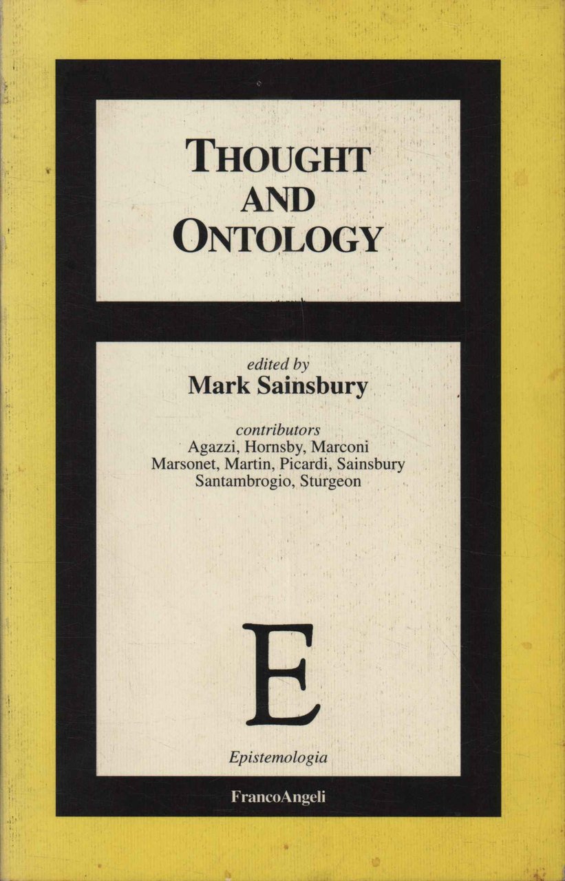 Thought and Ontology