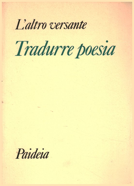 Tradurre poesia