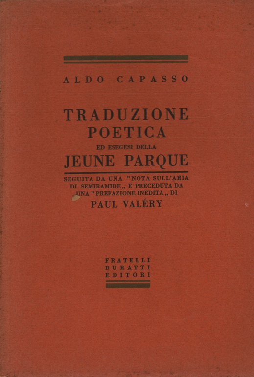 Traduzione ed esegesi della Jeune Parque