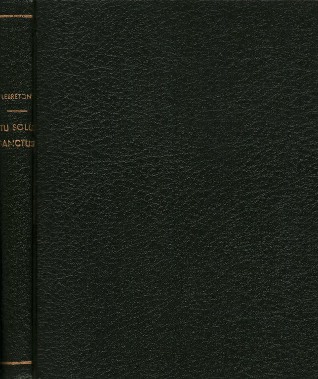 Tu solus sanctus