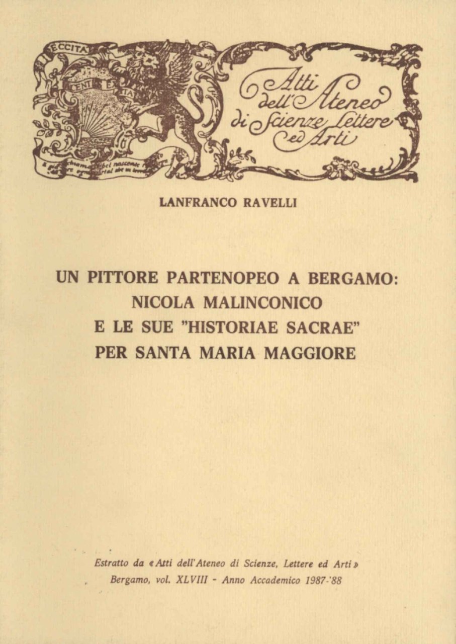 Un pittore partenopeo a Bergamo: Nicola Malinconico e le sue … | Immagine principale