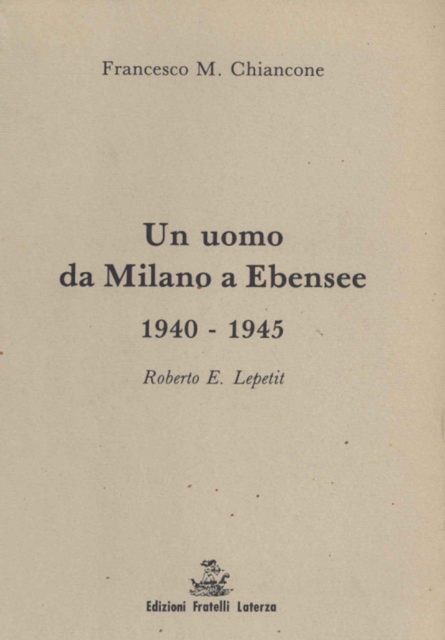 Un uomo da Milano a Ebensee